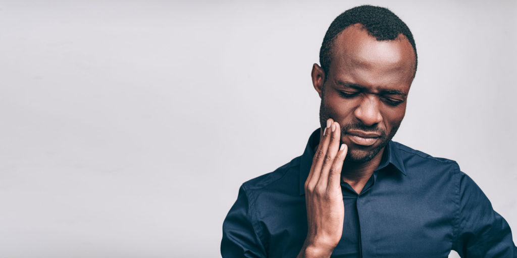 dental patient in need of tooth extraction